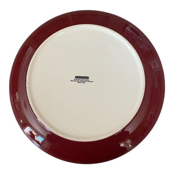 AMERICAN ATELIER BARGELLO DINNER PLATE HTF/RARE Holiday See Description - Picture 2 of 5